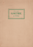 Goethe a víno 1832 - 1932