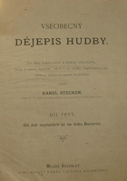 Všeobecný dějepis hudby 2