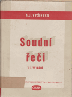 Soudní řeči 1924 - 38 BEZ OBÁLKY!!