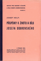 Příspěvky k životu a dílu Jos.Dobrovského 1 Josef Dobrovský