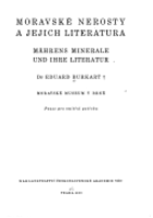 Moravské nerosty a jejich literatura