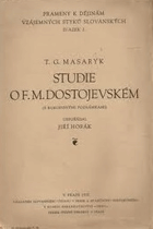Studie o F. M. Dostojevském (s rukopisnými poznámkami)