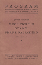 Z politického odkazu Frant. Palackého - výběr statí
