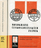 2SVAZEK Monografie československých známek. Díl 17 I - II. BEZ OBÁLEK!!!
