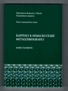 Kapitoly k německo-české metalexikografii I