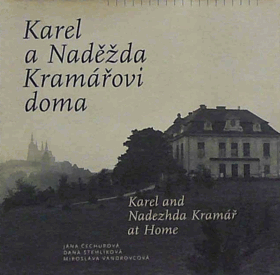 Karel a Naděžda Kramářovi doma. Karel and Nadezhda Kramář at home