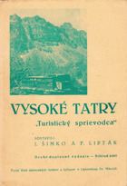 Vysoké Tatry. Turistický sprievodca