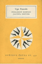Poslední dopisy Jacopa Ortise