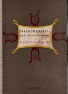 Inštrumentácia pre dychovú hudbu VČ PŘÍLOH