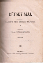 Dětský máj - obrázkový časopis pro českou mládež. Ročník VI.