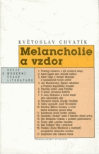 Melancholie a vzdor - eseje o moderní české literatuře