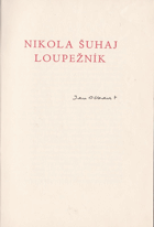 Nikola Šuhaj loupežník