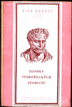 Zlomky starořeckých atomistů atomisté