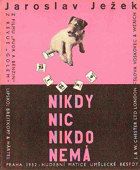 Nikdy nic nikdo nemá - šlágr ze zvukového filmu Pudr a benzín
