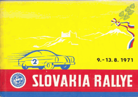 Slovakia rallye. 9.-13.8.1971
