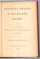Skutečná pravda o sovětském Rusku