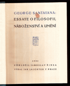 Essaye o filosofii, náboženství a umění