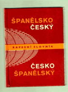 Španělsko-český, česko-španělský kapesní slovník