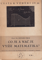 Co je a nač je vyšší matematika?