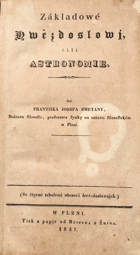 Základowé Hwězdoslowj, čili, Astronomie