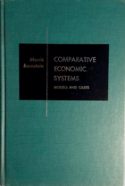 Comparative economic systems - models and cases
