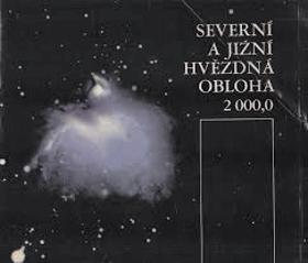 Hvězdné oblohy - severní a jižní hvězdná obloha 2000, 0 VČ MAP!