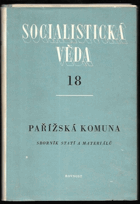 Pařížská komuna - sborník statí a materiálů