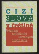 Cizí slova v češtině Význam nejběžněji užívaných cizích slov