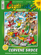 Čtyřlístek č. 549 a 550 - Červené srdce, Zlatý tomahavk (dvojčíslo)