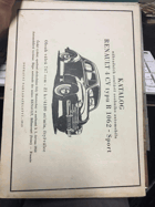 Katalog náhradních součástí os. automobilu RENAULT 4 CV typu R 1062 - Sport