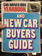 Car driver 1969 yearbook and new car buyers guide