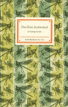 Das kleine Insektenbuch - 22 farbige Bildtafeln