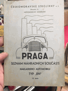 Seznam náhradních součástí 3t Praga RN 47