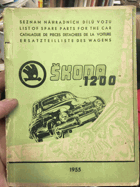 ŠKODA 1200, série 32 a 33 - seznam náhradních dílů vozu - Čtyřválec - Levé i pravé ...