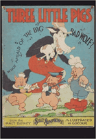 The Three Little Pigs ORIG. BROCHURE - FINE!