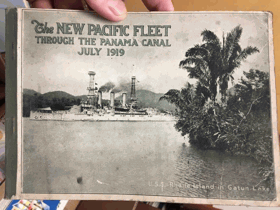 The NEW PACIFIC FLEET. Through the Panama canal. July 1919