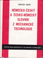 Německo-český a česko-německý slovník z mechanické technologie.