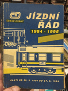 Jízdní řád Českých drah 1994-1995
