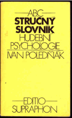 Stručný slovník hudební psychologie