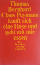 Claus Peymann kauft sich eine Hose und geht mit mir essen