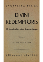 Divini Redemptoris - o bezbožeckém komunismu