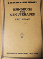 Handbuch des Gesamten Gemüsebaues + KARTON!