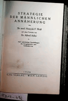 Strategie der männlichen Annäherung