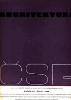 ARCHITEKTURA ČSR ročník VIII č. 1 - 12 (spojené časopisy Stavba, Stavitel, Styl)