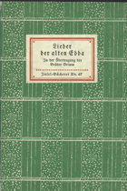 Lieder der alten Edda