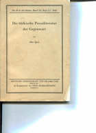 Die türkische prosaliteratur der gegenwart