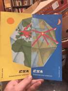 ČSA Czechoslovak Airlines Route brochure, MAP