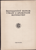 Šestijazyčný seznam výrazů z aplikované matematiky