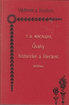 Úvahy historické a literární.