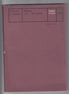 Morava v 9-10. století. K problematice politického postavení, sociální a vládní struktury a ...